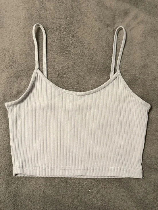 Wilfred Light Blue Ribbed Tank Top - Picture 1 of 3